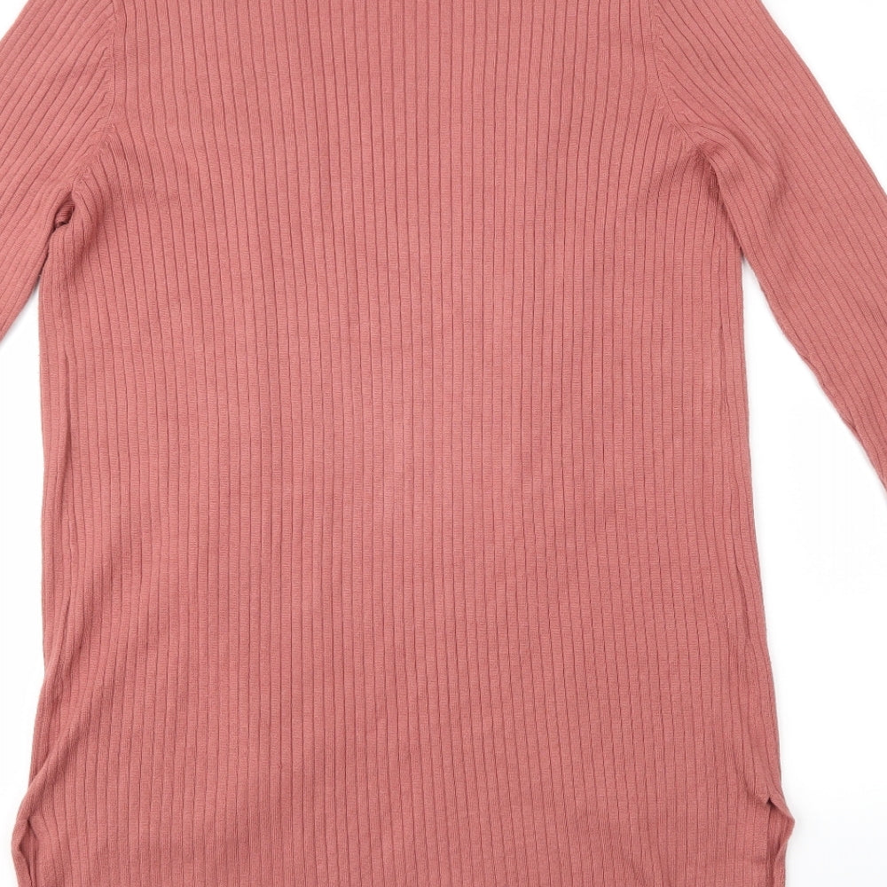 M&Co Womens Pink   Cardigan Jumper Size 14