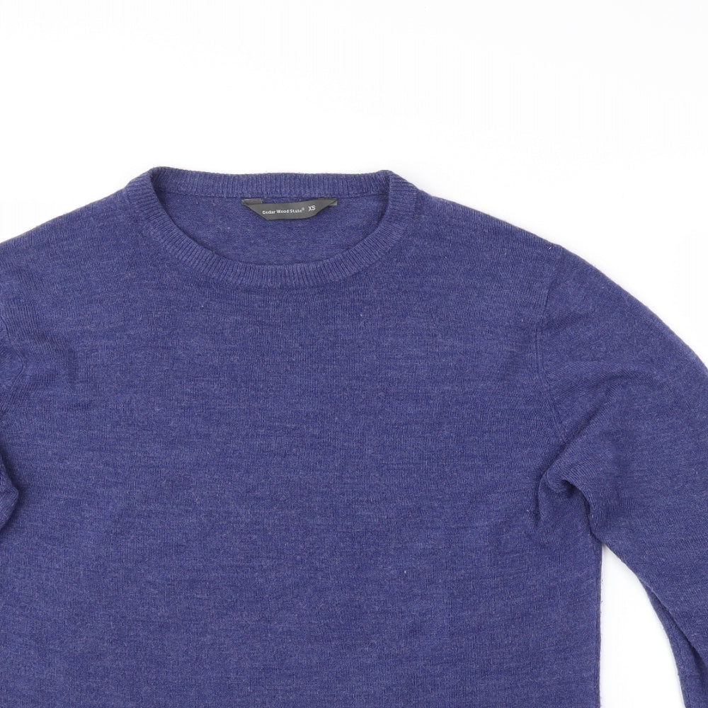 Cedar Wood State Mens Blue   Pullover Jumper Size XS