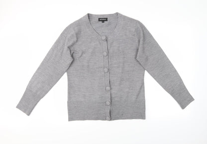 Pramour Womens Grey   Cardigan Jumper Size XL
