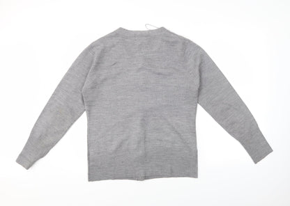 Pramour Womens Grey   Cardigan Jumper Size XL
