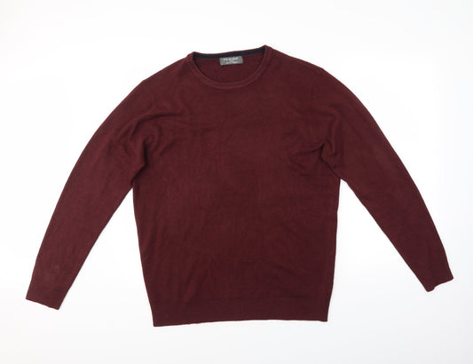 Primark Mens Red   Pullover Jumper Size L
