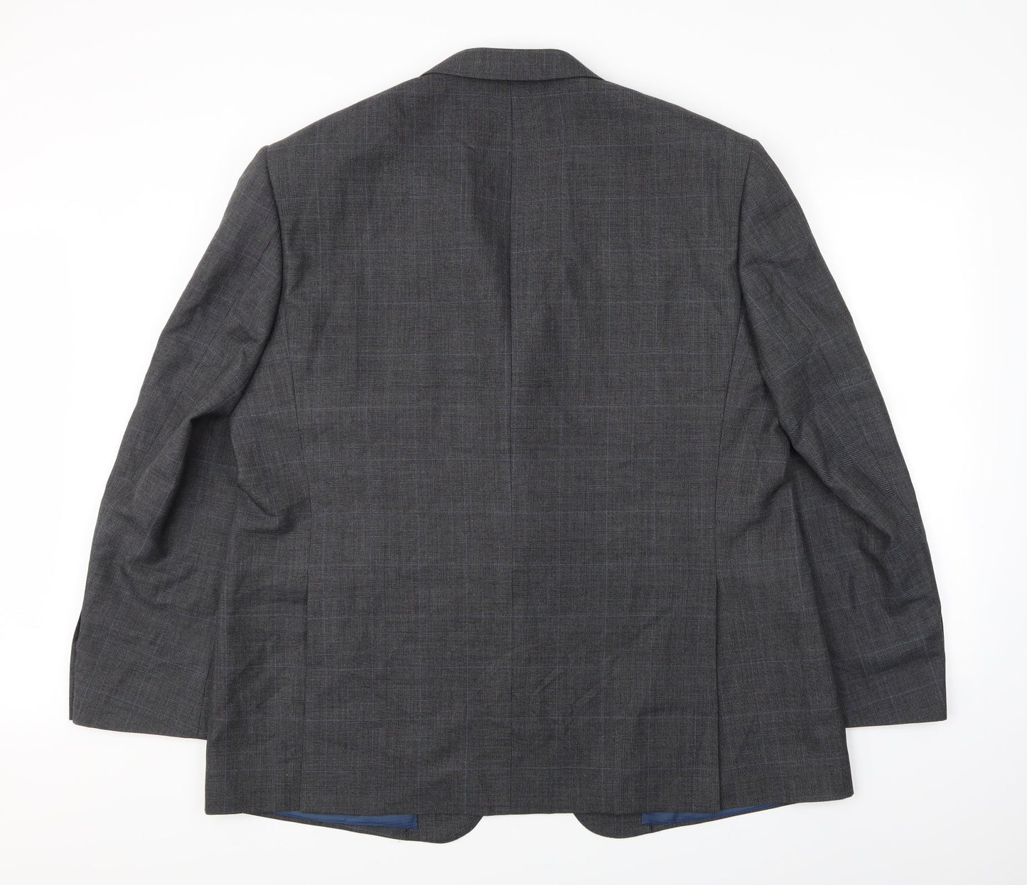 Alfred Brown Mens Green Check  Jacket Suit Jacket Size M