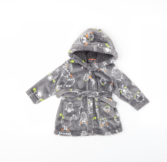 Preworn  Grey    Gown Size 9-12 Months  - Alien