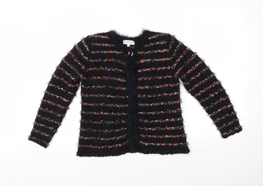 Chianti Womens Multicoloured Striped  Shrug Jumper Size S