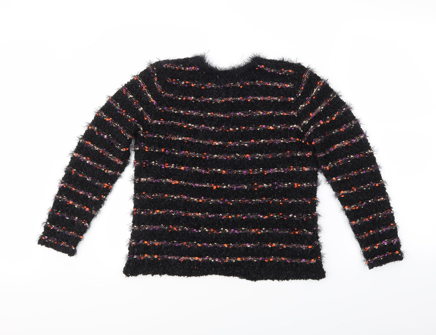 Chianti Womens Multicoloured Striped  Shrug Jumper Size S