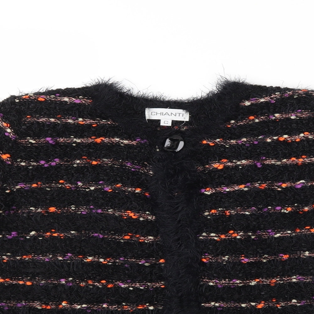 Chianti Womens Multicoloured Striped  Shrug Jumper Size S