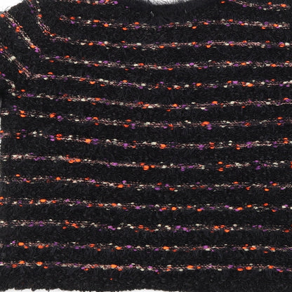 Chianti Womens Multicoloured Striped  Shrug Jumper Size S