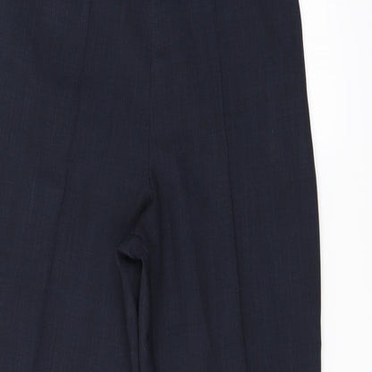 Classic Womens Blue Check  Trousers  Size 10 L26 in