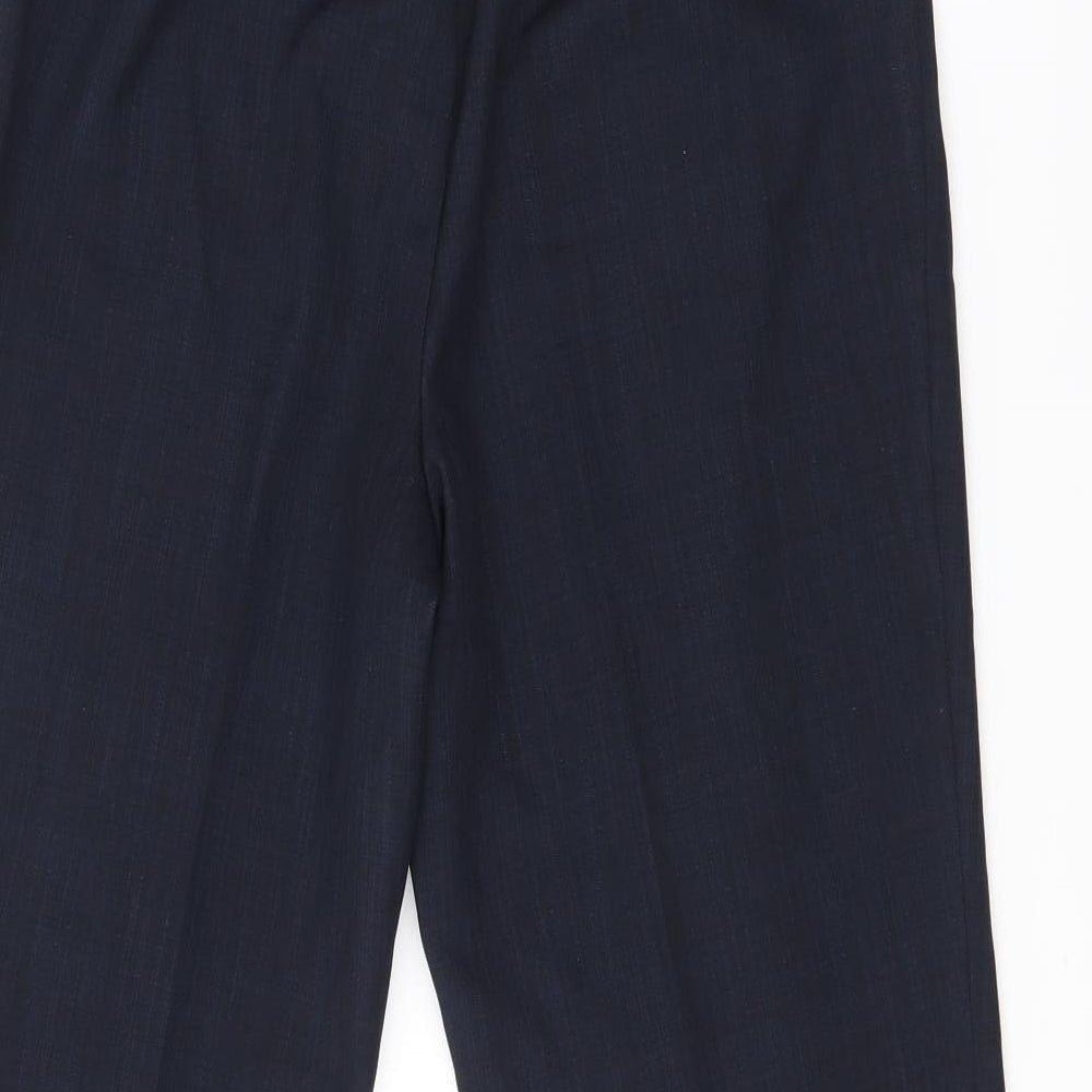 Classic Womens Blue Check  Trousers  Size 10 L26 in