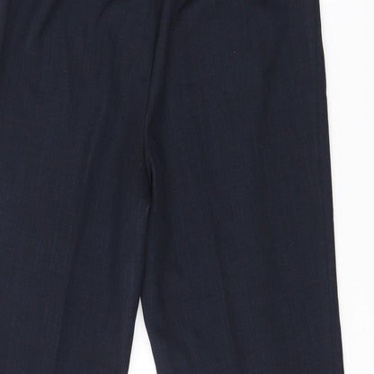Classic Womens Blue Check  Trousers  Size 10 L26 in
