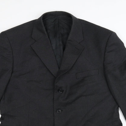 Austin Reed Mens Black   Jacket Suit Jacket Size 42