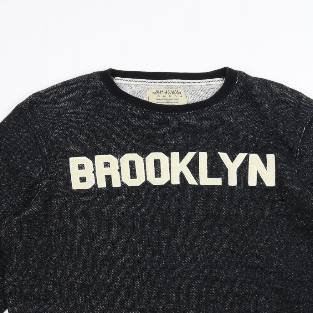 Burton Mens Black   Pullover Jumper Size M