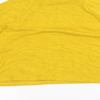 H&M Womens Yellow   Pullover Jumper Size M
