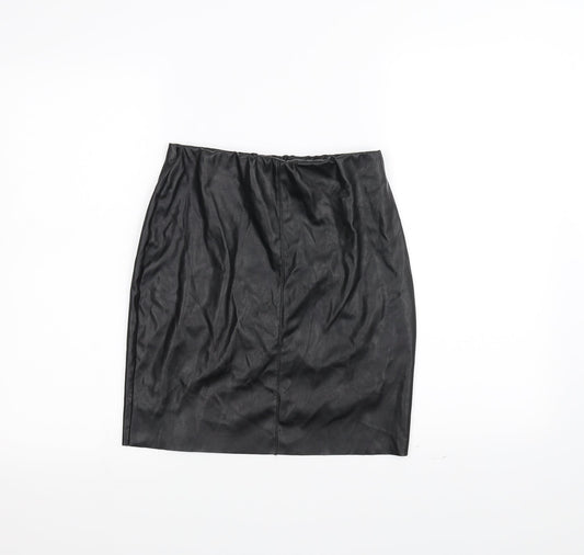 Boohoo Womens Black   Mini Skirt Size 8