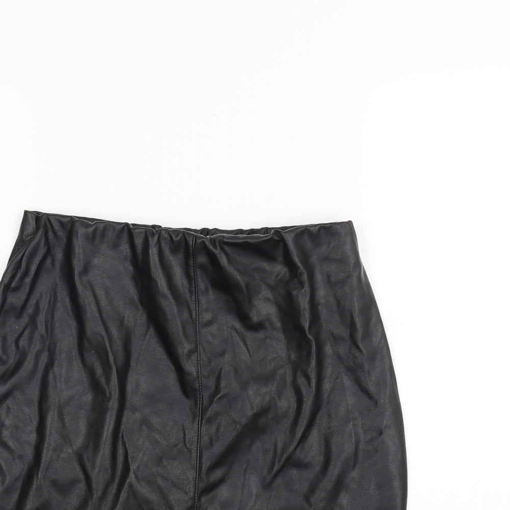 Boohoo Womens Black   Mini Skirt Size 8