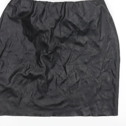 Boohoo Womens Black   Mini Skirt Size 8