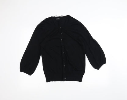 F&F Womens Black   Cardigan Jumper Size 14