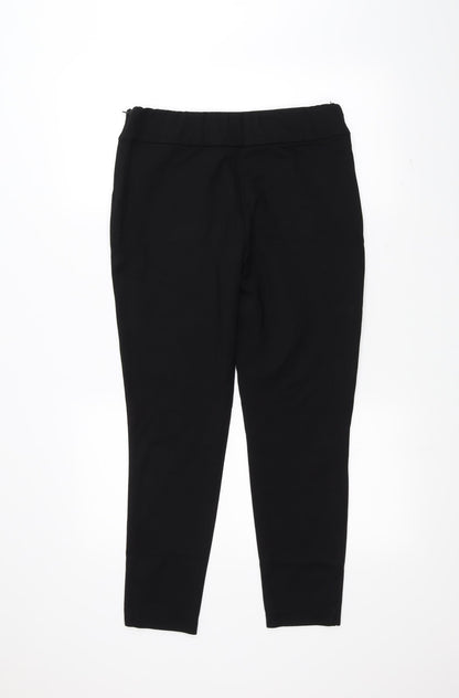 Coast Womens Black   Trousers  Size 12 L27 in