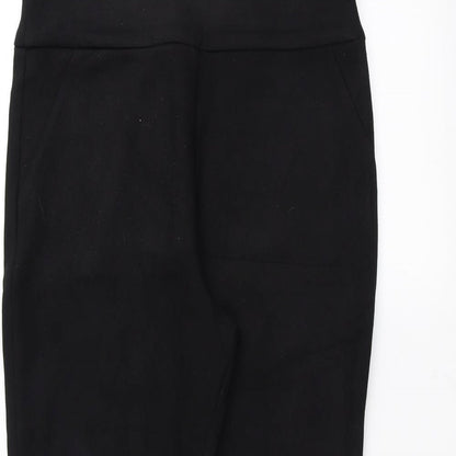 Coast Womens Black   Trousers  Size 12 L27 in