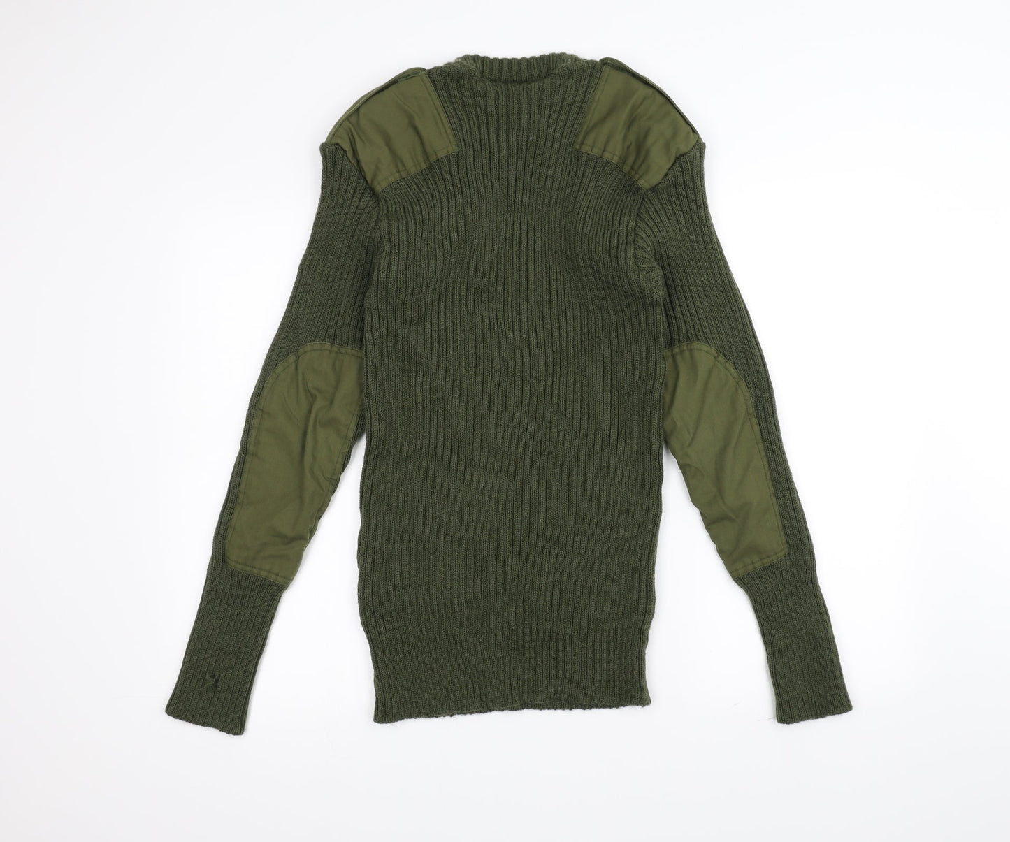 Preworn Girls Green  Knit Pullover Jumper Size S