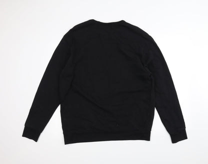 Couture Mens Black   Pullover Jumper Size M