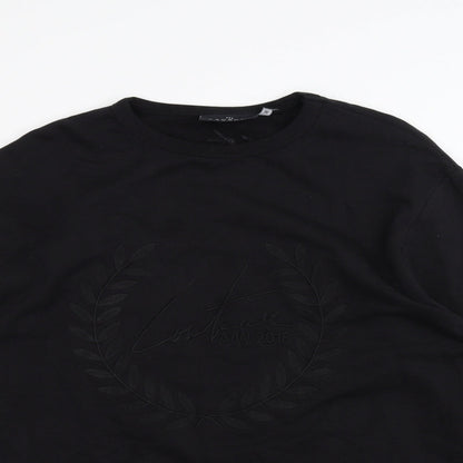 Couture Mens Black   Pullover Jumper Size M