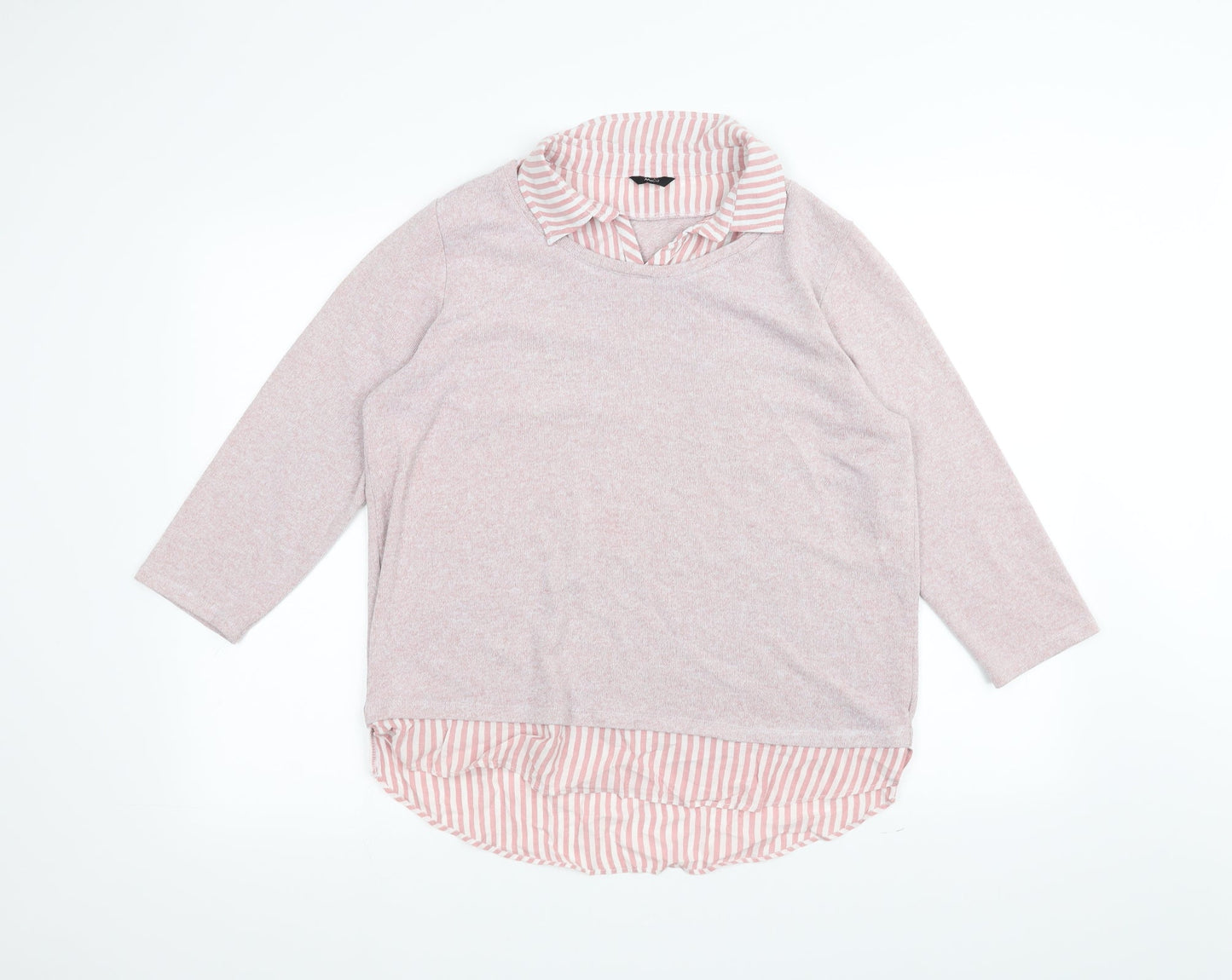M&Co Womens Pink   Pullover Jumper Size 16
