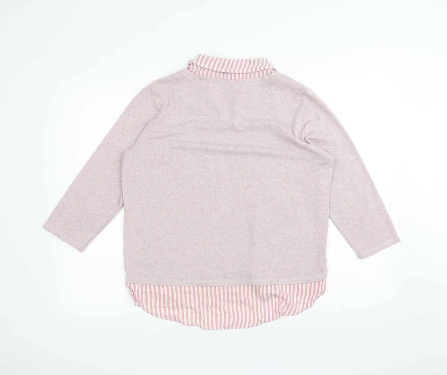 M&Co Womens Pink   Pullover Jumper Size 16