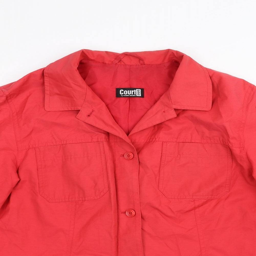 Court Womens Red   Jacket  Size 16