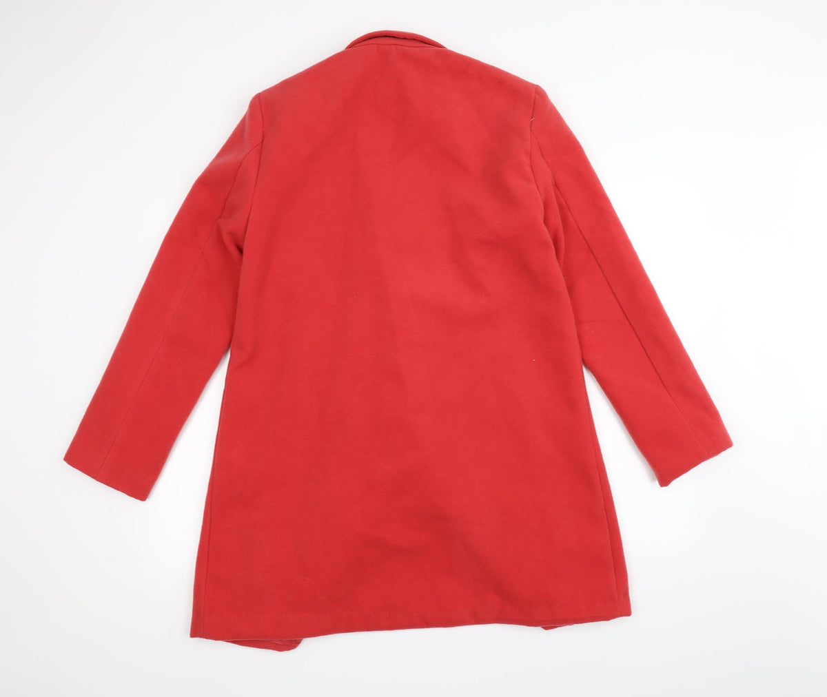 Pep&Co Womens Red   Overcoat Coat Size 12