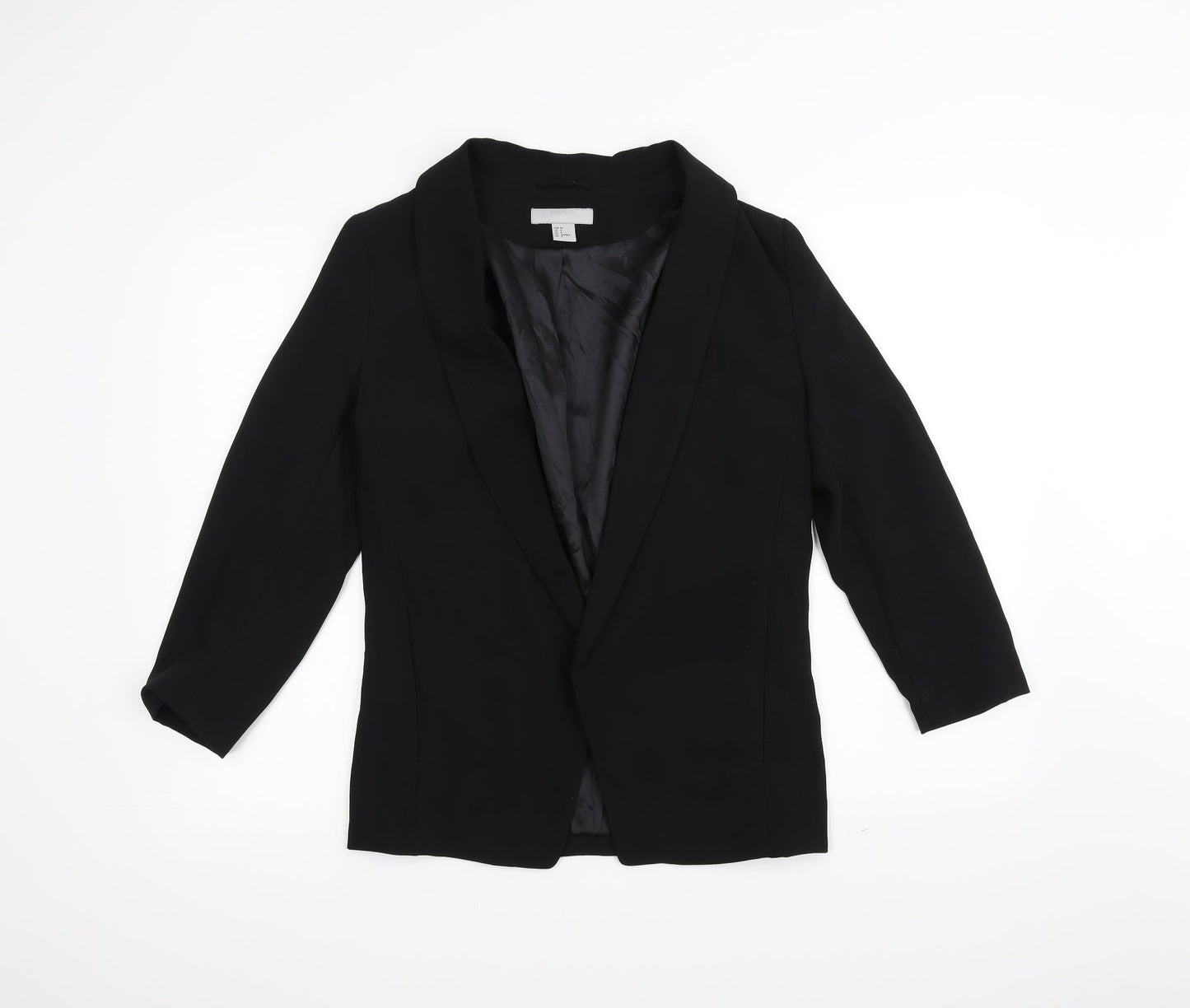 Womens UK Size 10 H&M Black Jacket