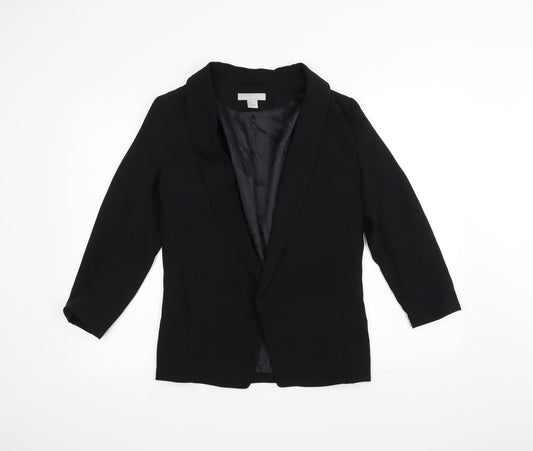Womens UK Size 10 H&M Black Jacket