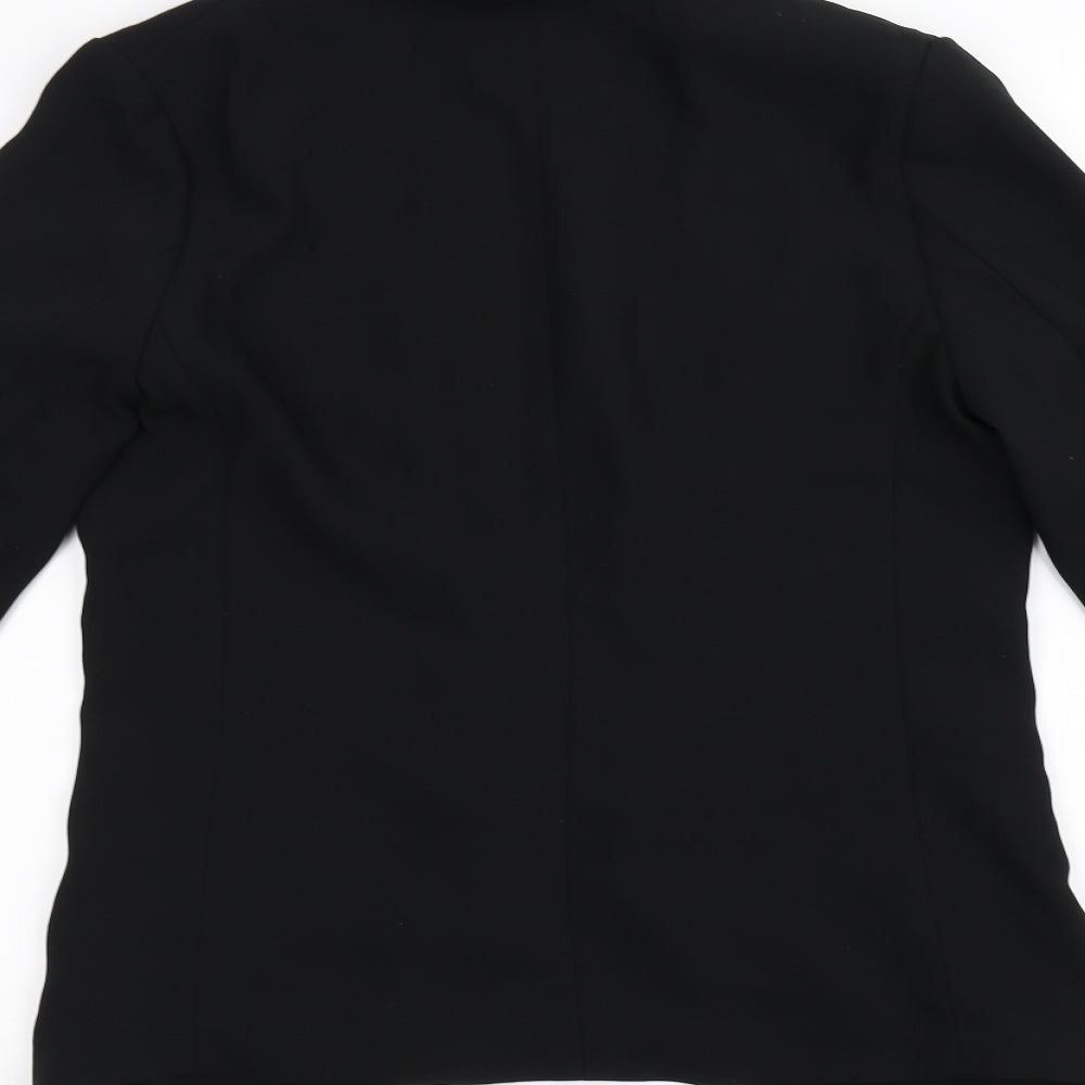 Womens UK Size 10 H&M Black Jacket