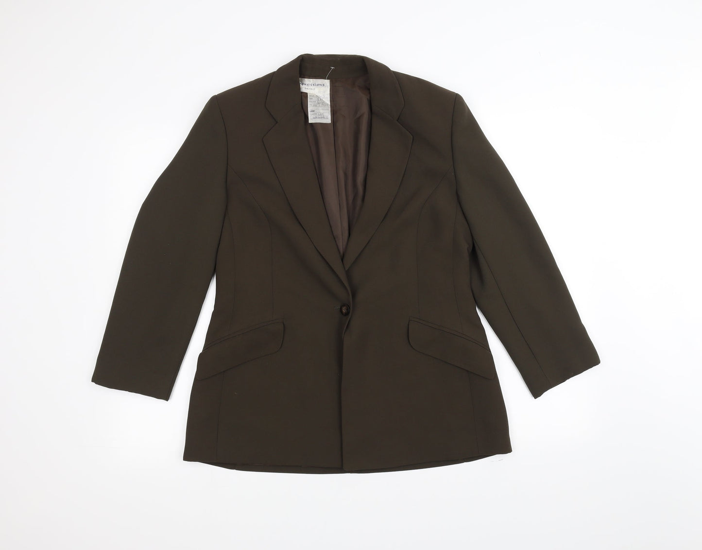Impressions Womens Green   Jacket  Size 12