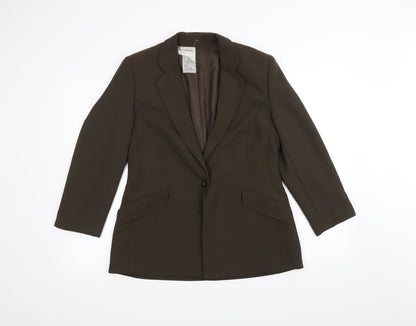 Impressions Womens Green   Jacket  Size 12
