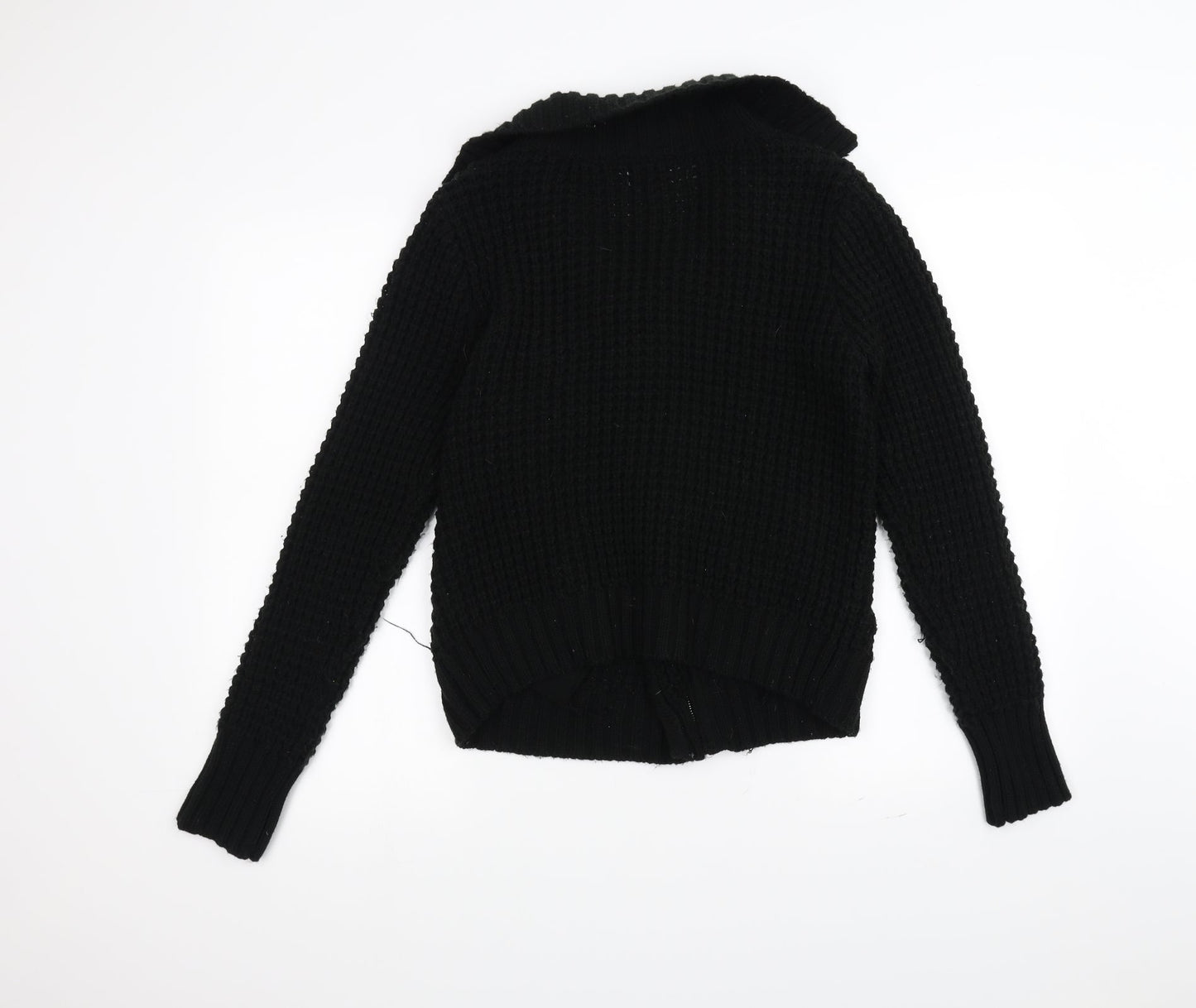 love knitwear Womens Black  Knit Jacket  Size L