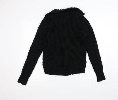 love knitwear Womens Black  Knit Jacket  Size L