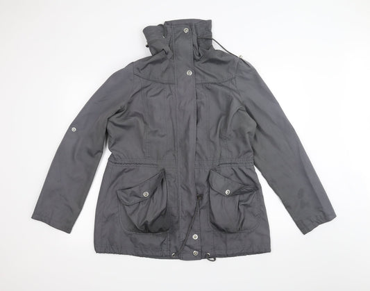 George Womens Grey   Overcoat Coat Size 14