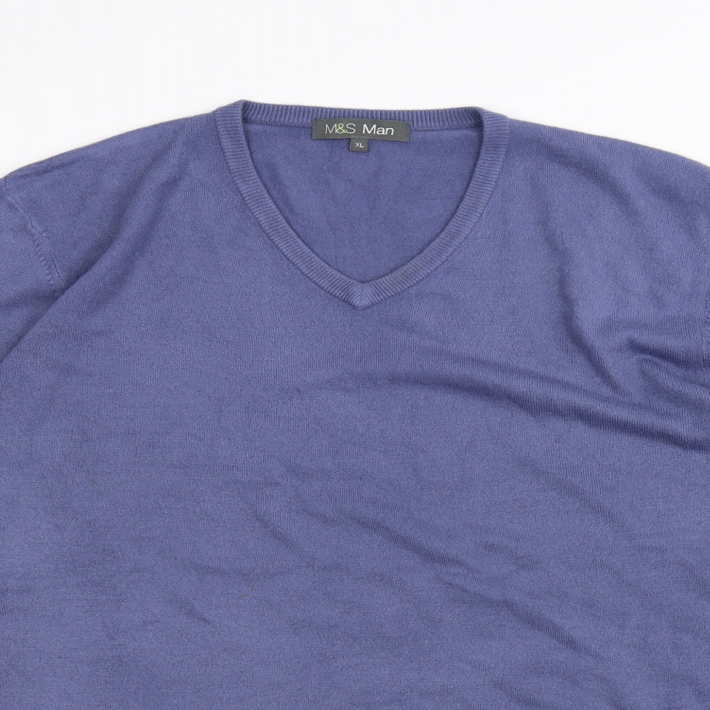 Marks and Spencer Womens Purple   Pullover Jumper Size XL