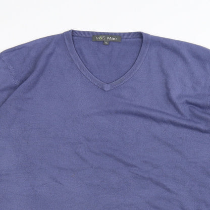 Marks and Spencer Womens Purple   Pullover Jumper Size XL