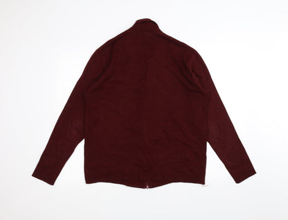 Keynote Womens Red  Knit Jacket  Size L