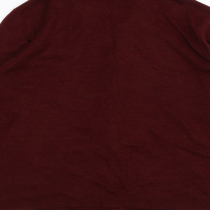 Keynote Womens Red  Knit Jacket  Size L