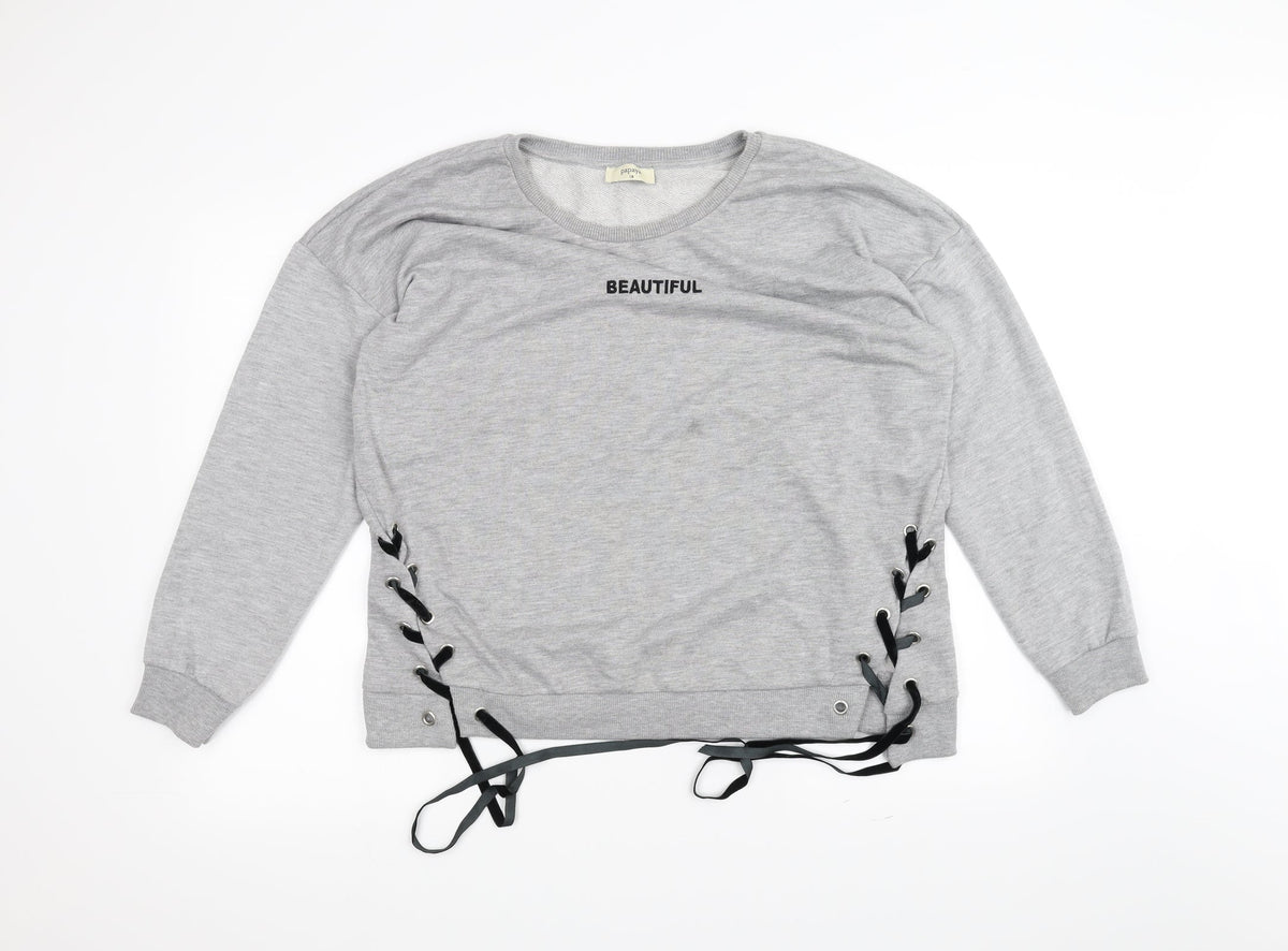 Papaya Womens Grey   Pullover Jumper Size 18