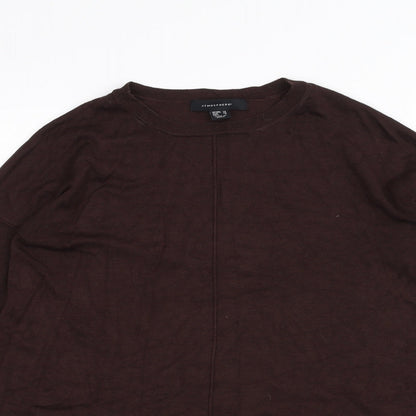 Atmosphere Womens Brown   Basic T-Shirt Size 10