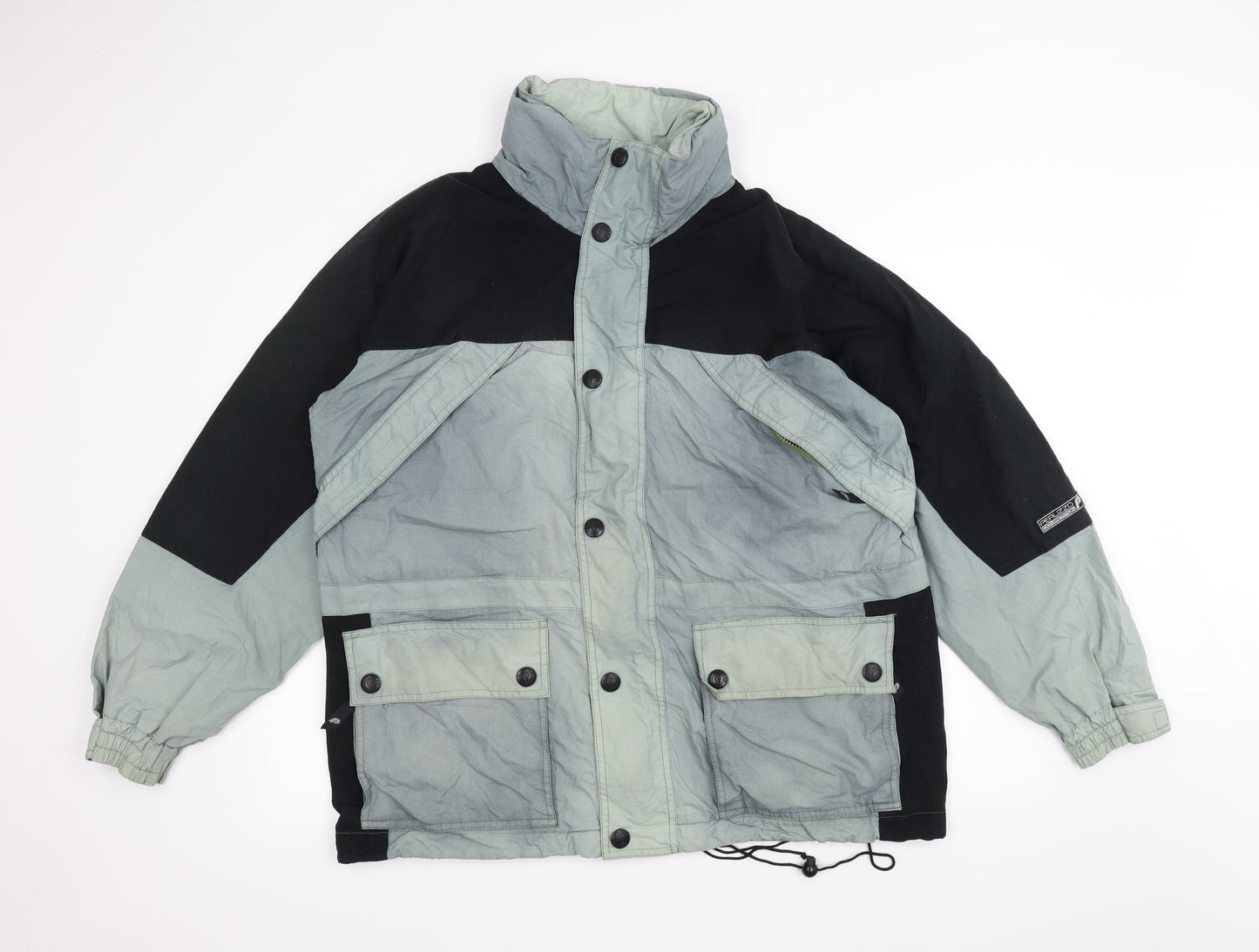 Mens UK Size M Peruzzo Green Pea Coat