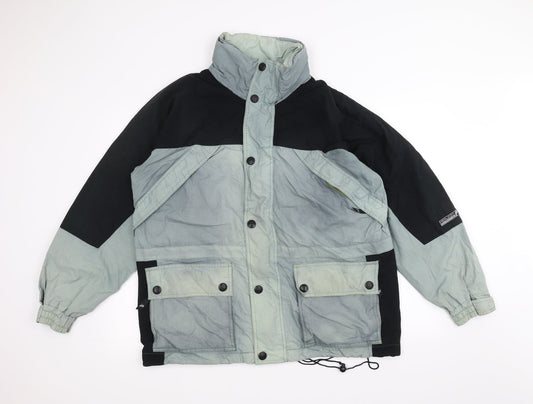 Mens UK Size M Peruzzo Green Pea Coat