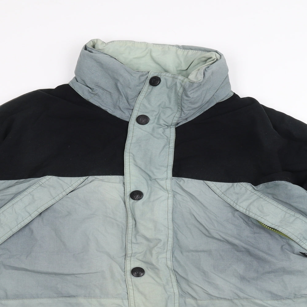 Mens UK Size M Peruzzo Green Pea Coat