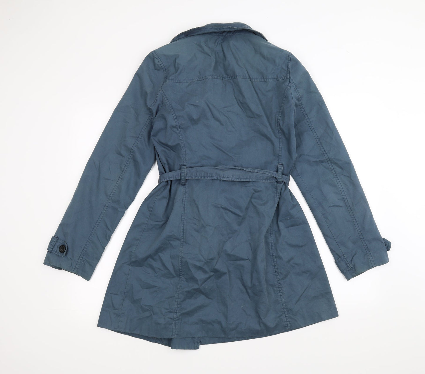 Womens UK Size M Old Navy Blue Overcoat
