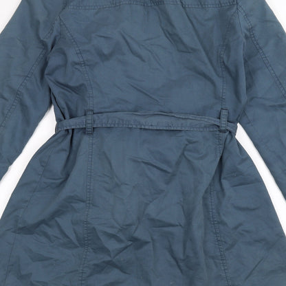 Womens UK Size M Old Navy Blue Overcoat