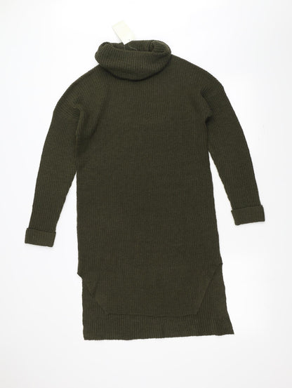 Peacocks Womens Green   Pullover Jumper Size S